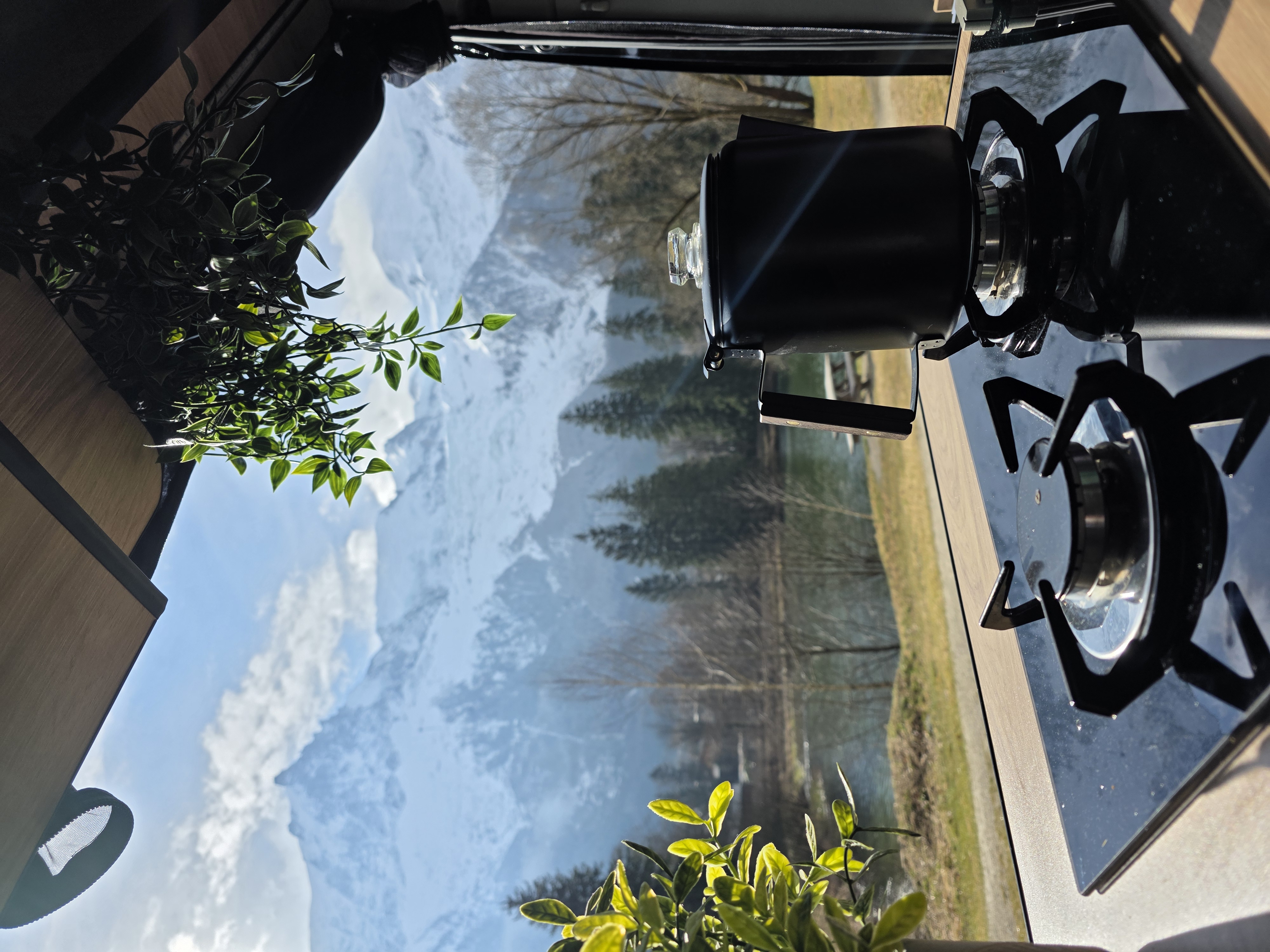 Kamp Coffee in Chamonix